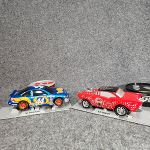 Tyco R/C NASCAR Canned Heat Kyle Petty 44 and '57 Chevy Coca Cola Car